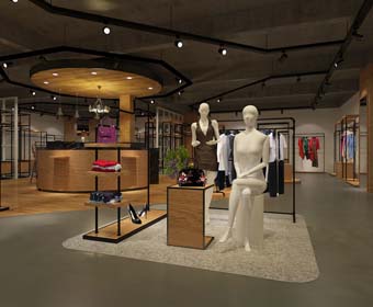 服裝展廳裝修設(shè)計，如何做一個受歡迎的服裝展廳？